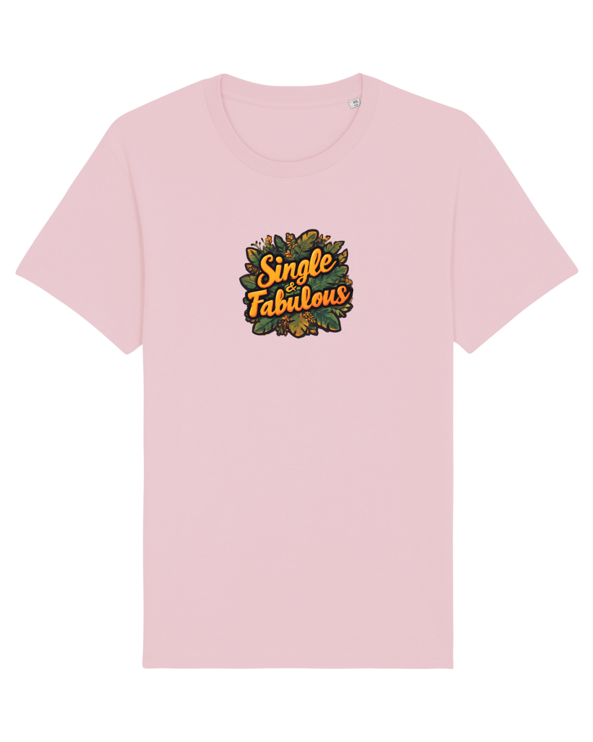 Tricou mânecă scurtă Unisex Rocker Cotton Pink