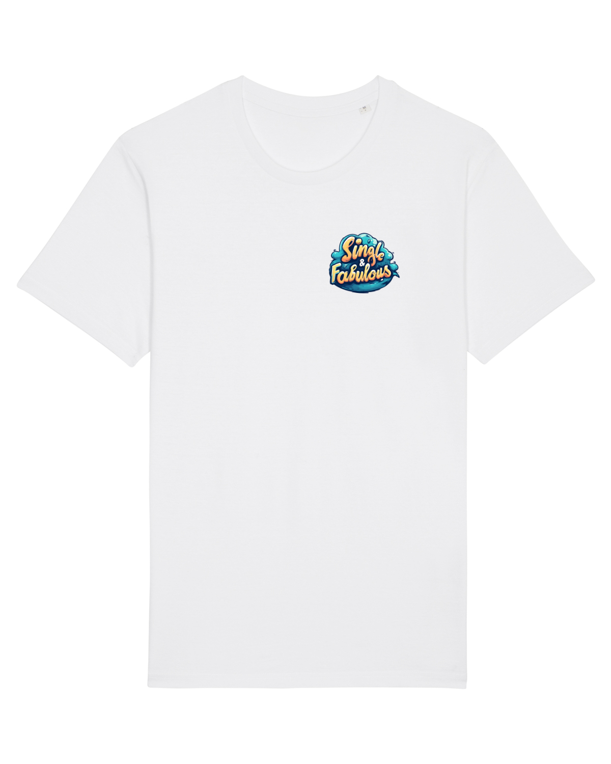 Tricou mânecă scurtă Unisex Rocker White