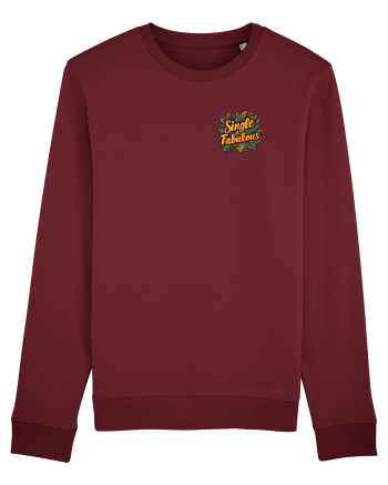 SINGLE & FABULOUS 2 lateral Burgundy