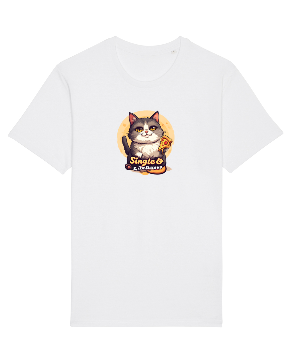 Tricou mânecă scurtă Unisex Rocker White