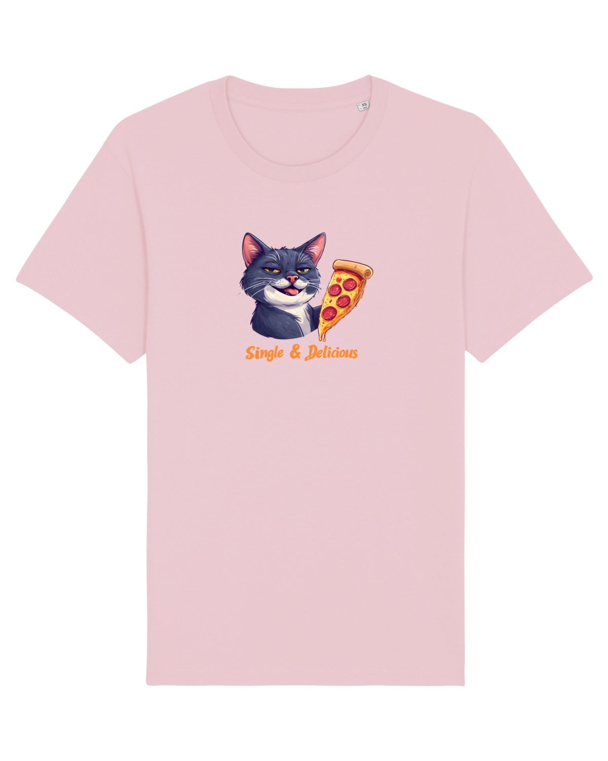 Tricou mânecă scurtă Unisex Rocker Cotton Pink
