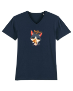 SINGLE & DELICIOUS 4 Tricou mânecă scurtă guler V Bărbat Presenter