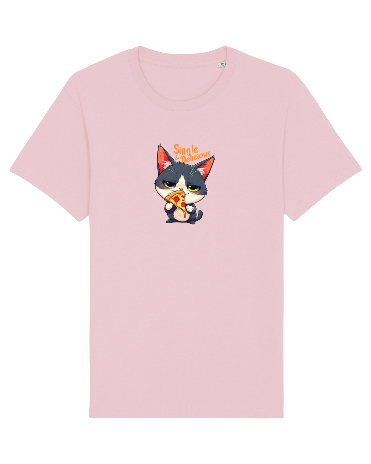 Tricou mânecă scurtă Unisex Rocker Cotton Pink