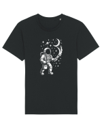Astronaut pictor în spațiu – ilustratie cosmică Tricou mânecă scurtă Unisex Rocker