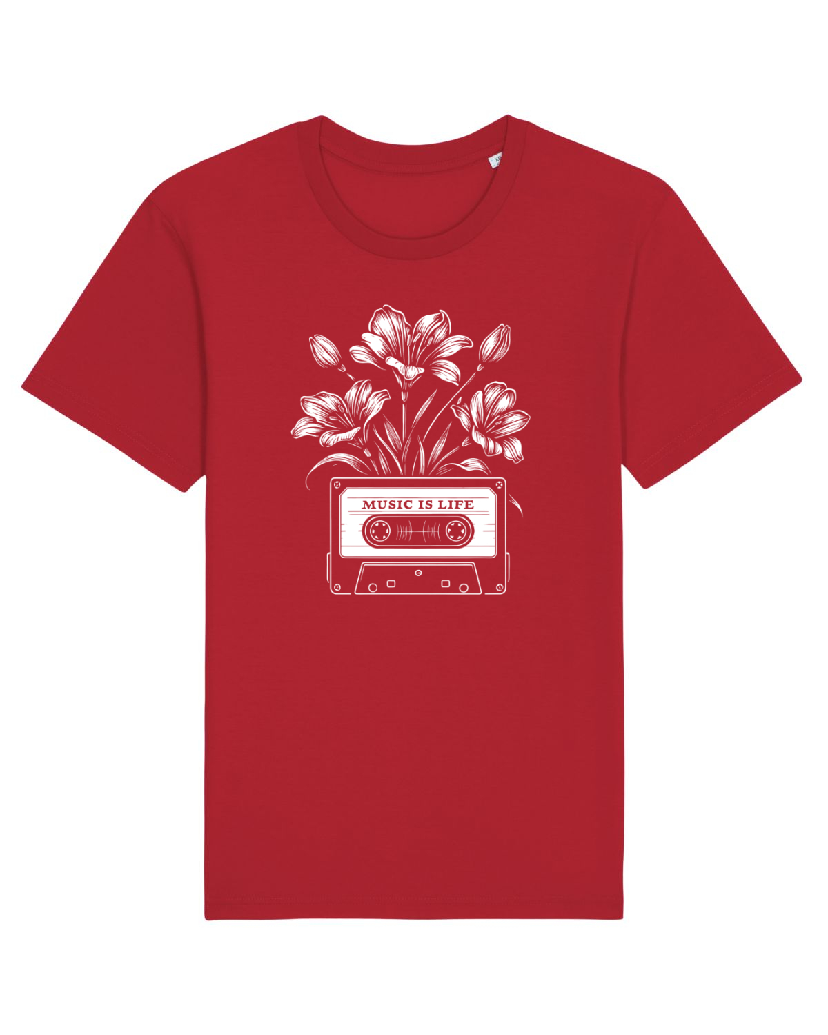 Tricou mânecă scurtă Unisex Rocker Red