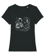 Artistul Universului Tricou mânecă scurtă guler larg fitted Damă Expresser