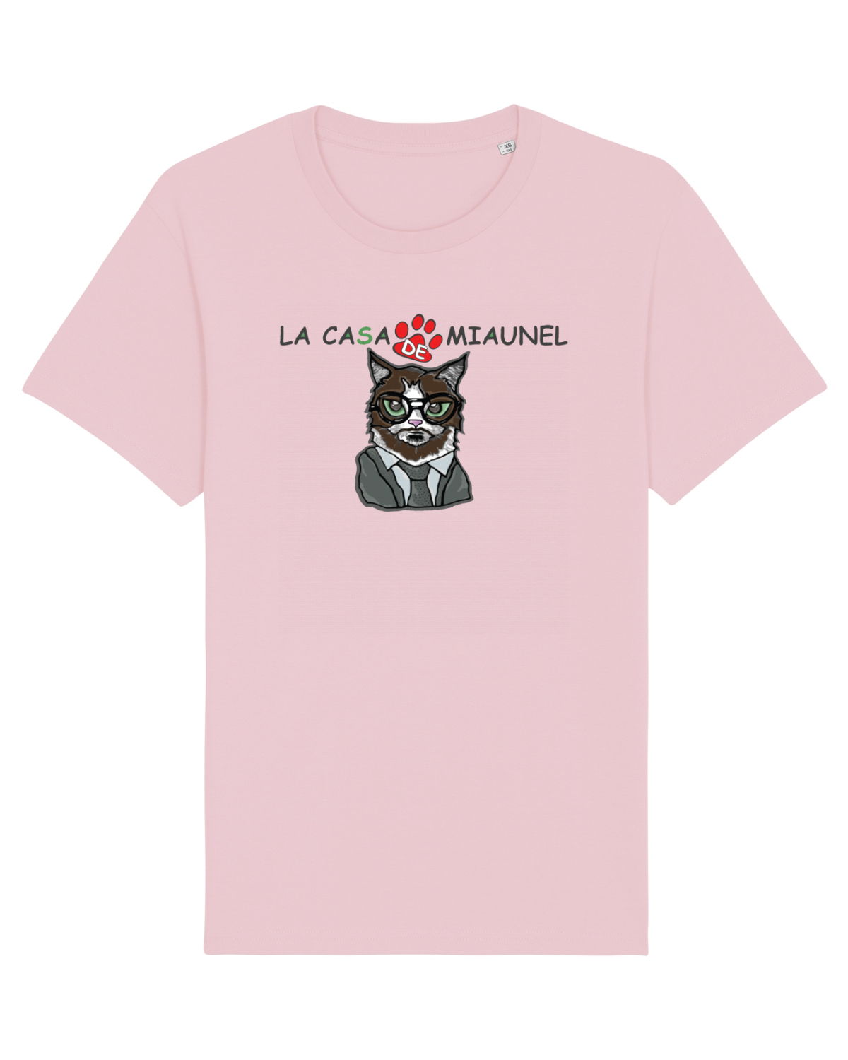 Tricou mânecă scurtă Unisex Rocker Cotton Pink
