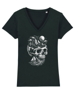 Lumea Dinăuntru Tricou mânecă scurtă guler V Damă Evoker