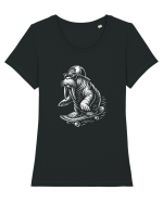Cool Fără Efort Tricou mânecă scurtă guler larg fitted Damă Expresser