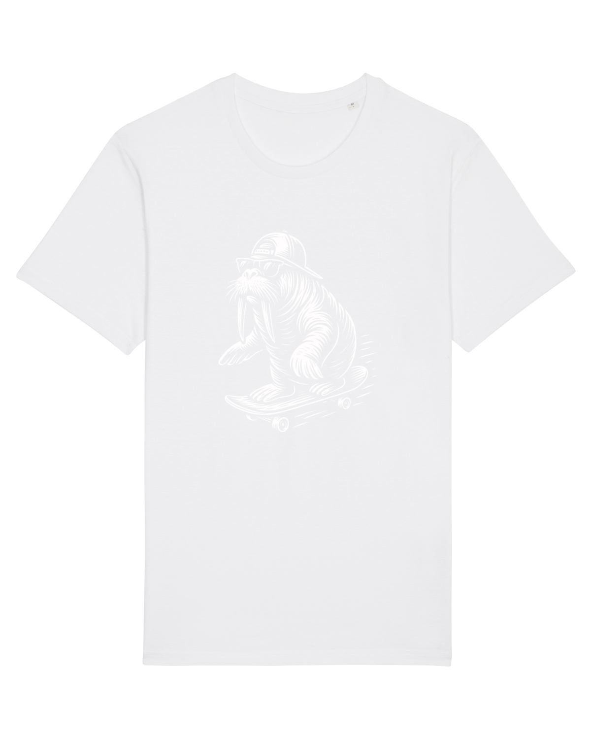 Tricou mânecă scurtă Unisex Rocker White