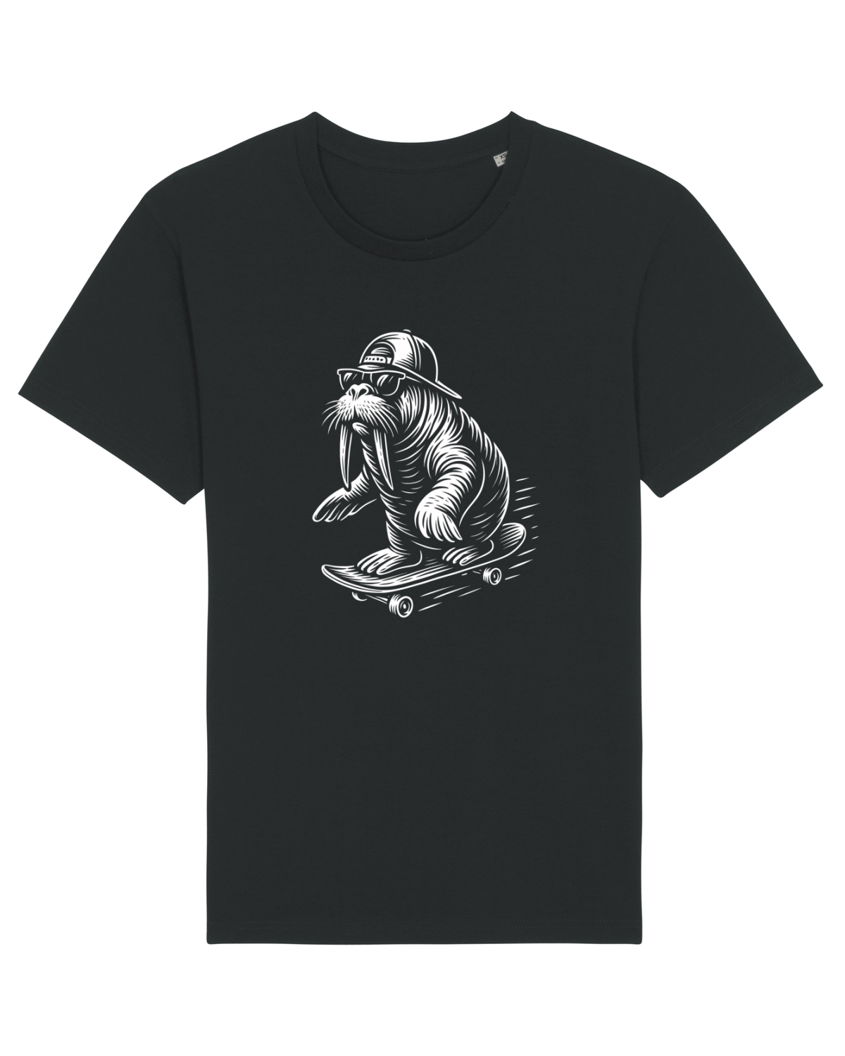 Tricou mânecă scurtă Unisex Rocker Black