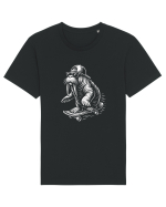 Cool Fără Efort Tricou mânecă scurtă Unisex Rocker
