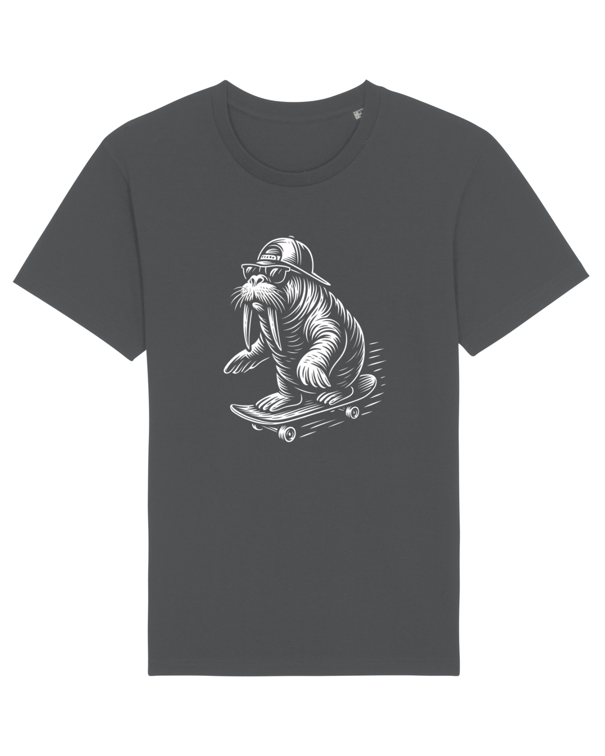Tricou mânecă scurtă Unisex Rocker Anthracite