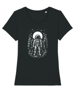 Singur, Dar Nu Pierdut Tricou mânecă scurtă guler larg fitted Damă Expresser