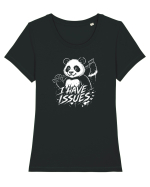 Drăguț, Dar Cu Probleme Tricou mânecă scurtă guler larg fitted Damă Expresser