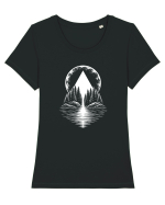 Drumul Care Se Deschide Tricou mânecă scurtă guler larg fitted Damă Expresser