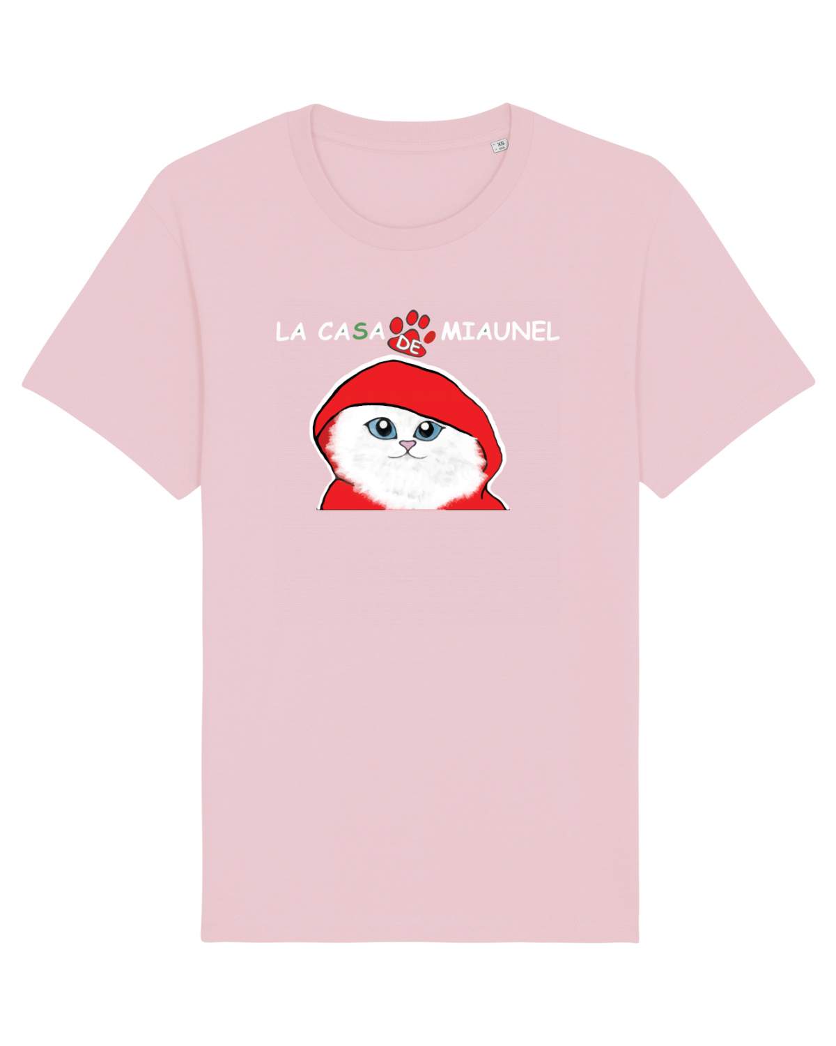 Tricou mânecă scurtă Unisex Rocker Cotton Pink