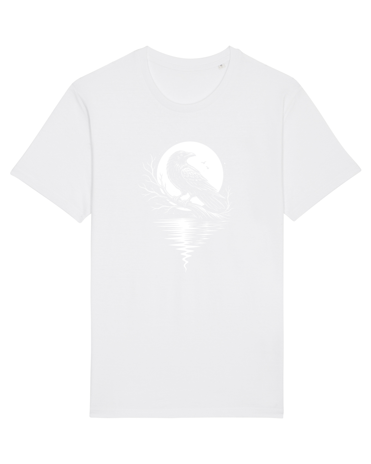Tricou mânecă scurtă Unisex Rocker White