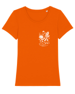 Pisica Care A Uităt Că E Albină Tricou mânecă scurtă guler larg fitted Damă Expresser