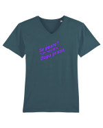 Se poate? Se poate... După prânz  Tricou mânecă scurtă guler V Bărbat Presenter