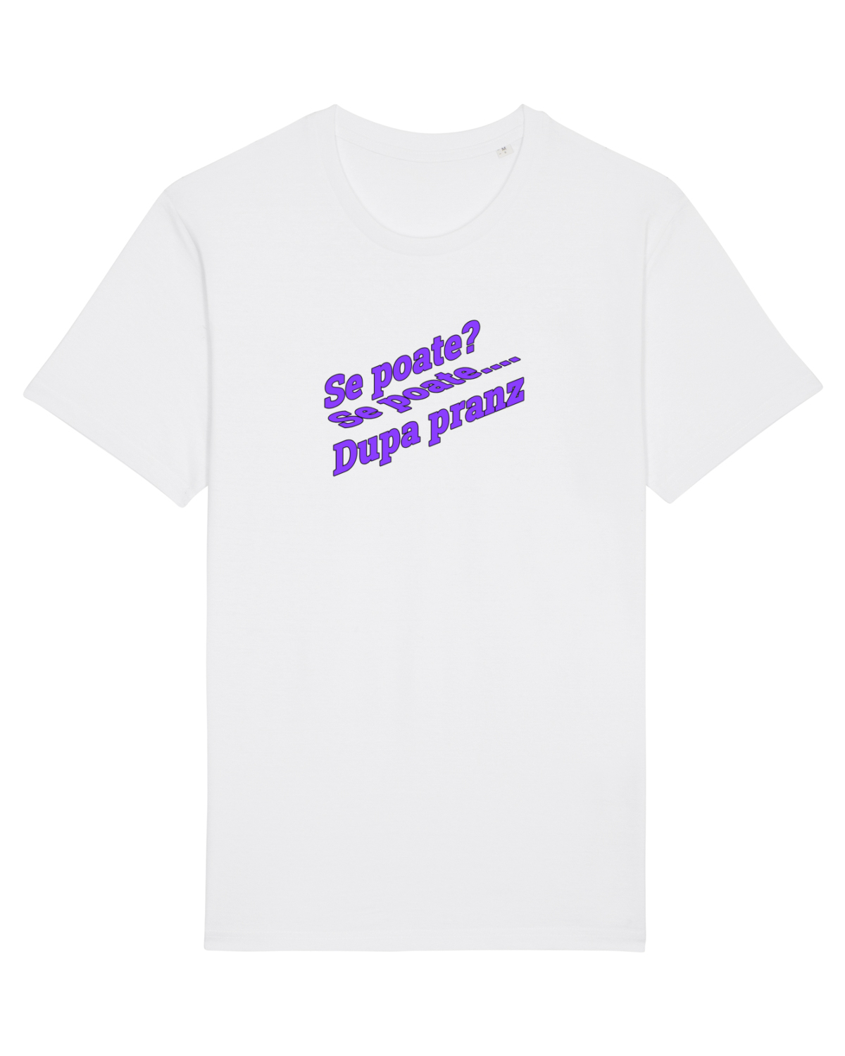 Tricou mânecă scurtă Unisex Rocker White