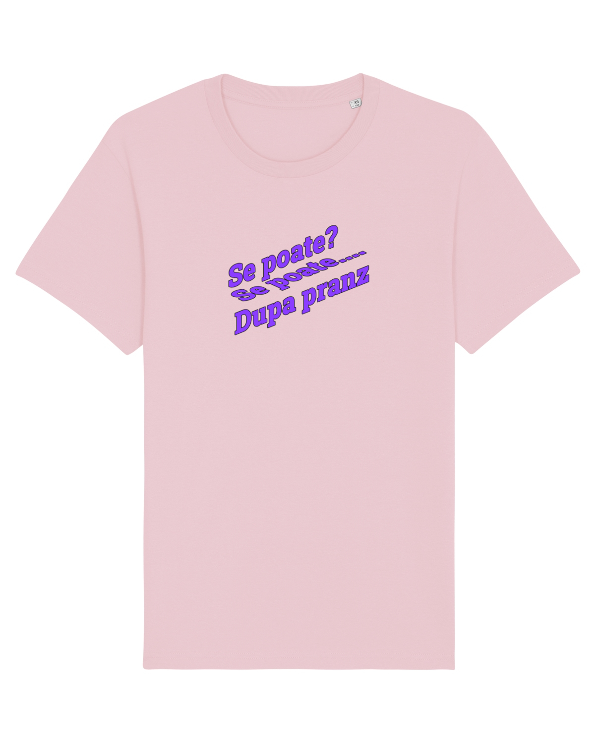 Tricou mânecă scurtă Unisex Rocker Cotton Pink