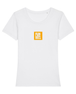 Run Like Hell Tricou mânecă scurtă guler larg fitted Damă Expresser
