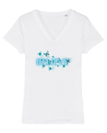 Believe  Tricou mânecă scurtă guler V Damă Evoker