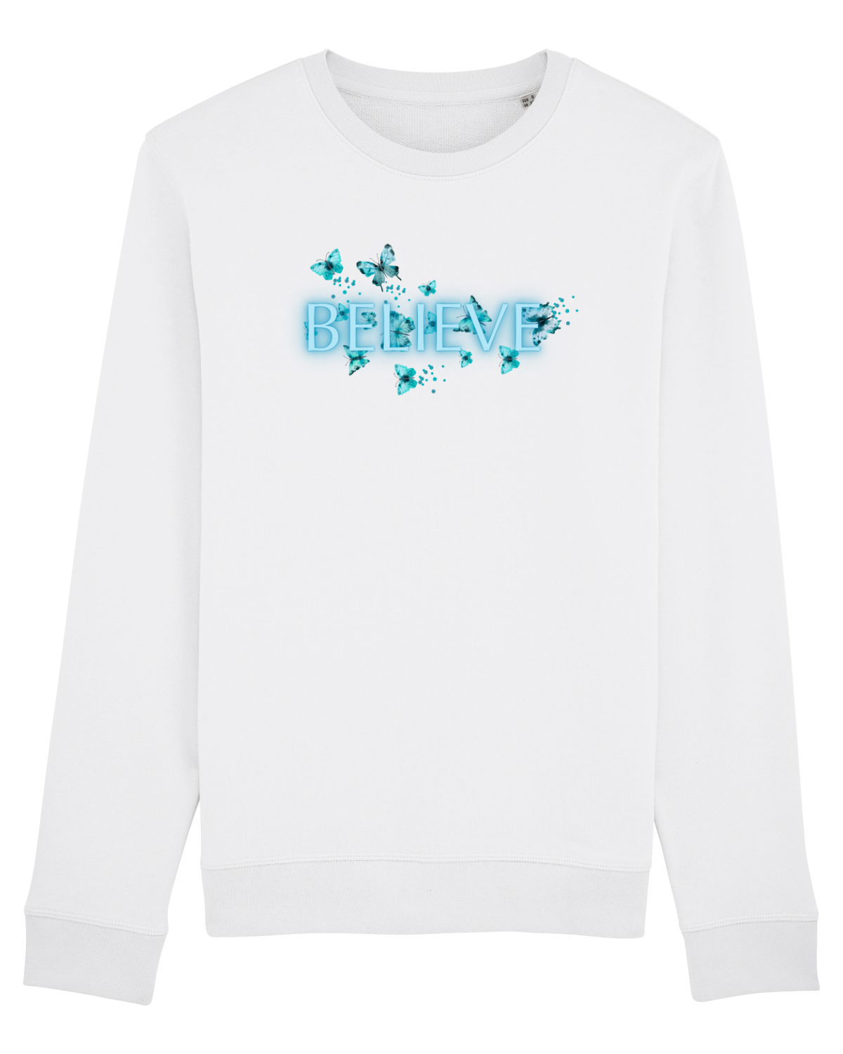 Bluză mânecă lungă Unisex Rise White