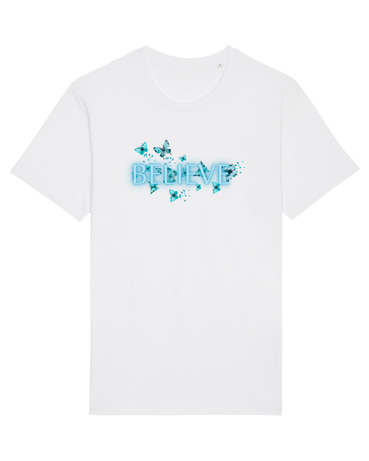 Tricou mânecă scurtă Unisex Rocker White