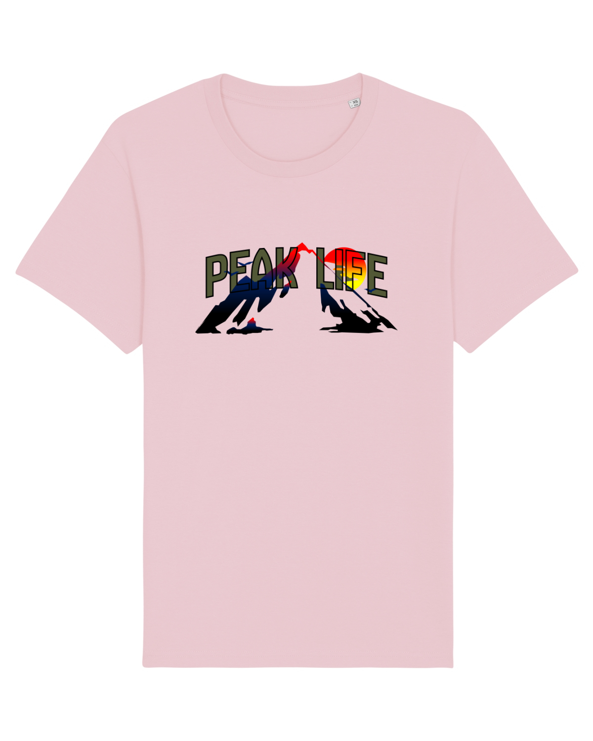 Tricou mânecă scurtă Unisex Rocker Cotton Pink