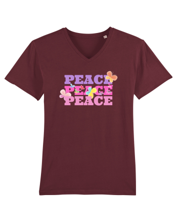 Peace  Burgundy