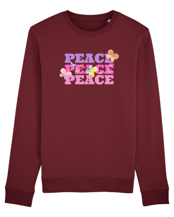 Peace  Burgundy