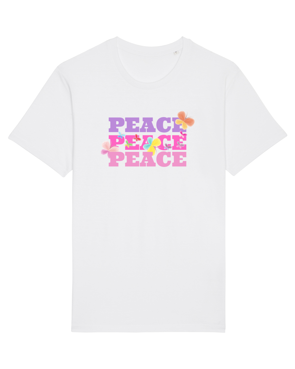 Tricou mânecă scurtă Unisex Rocker White
