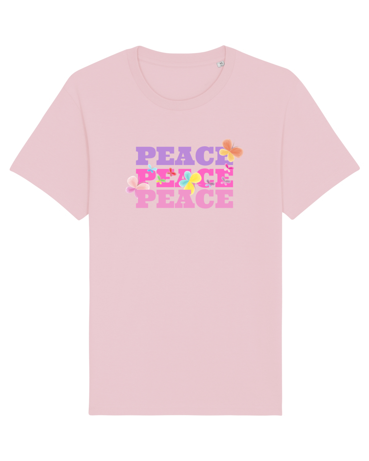 Tricou mânecă scurtă Unisex Rocker Cotton Pink