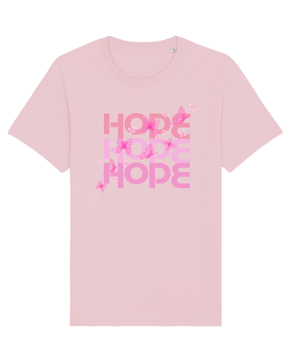 Tricou mânecă scurtă Unisex Rocker Cotton Pink
