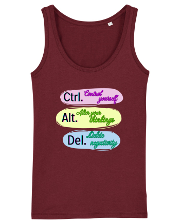 Ctrl+Alt+Del Burgundy