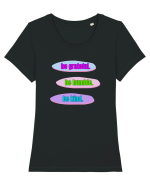 Be kind Tricou mânecă scurtă guler larg fitted Damă Expresser