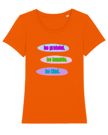 Be kind Bright Orange