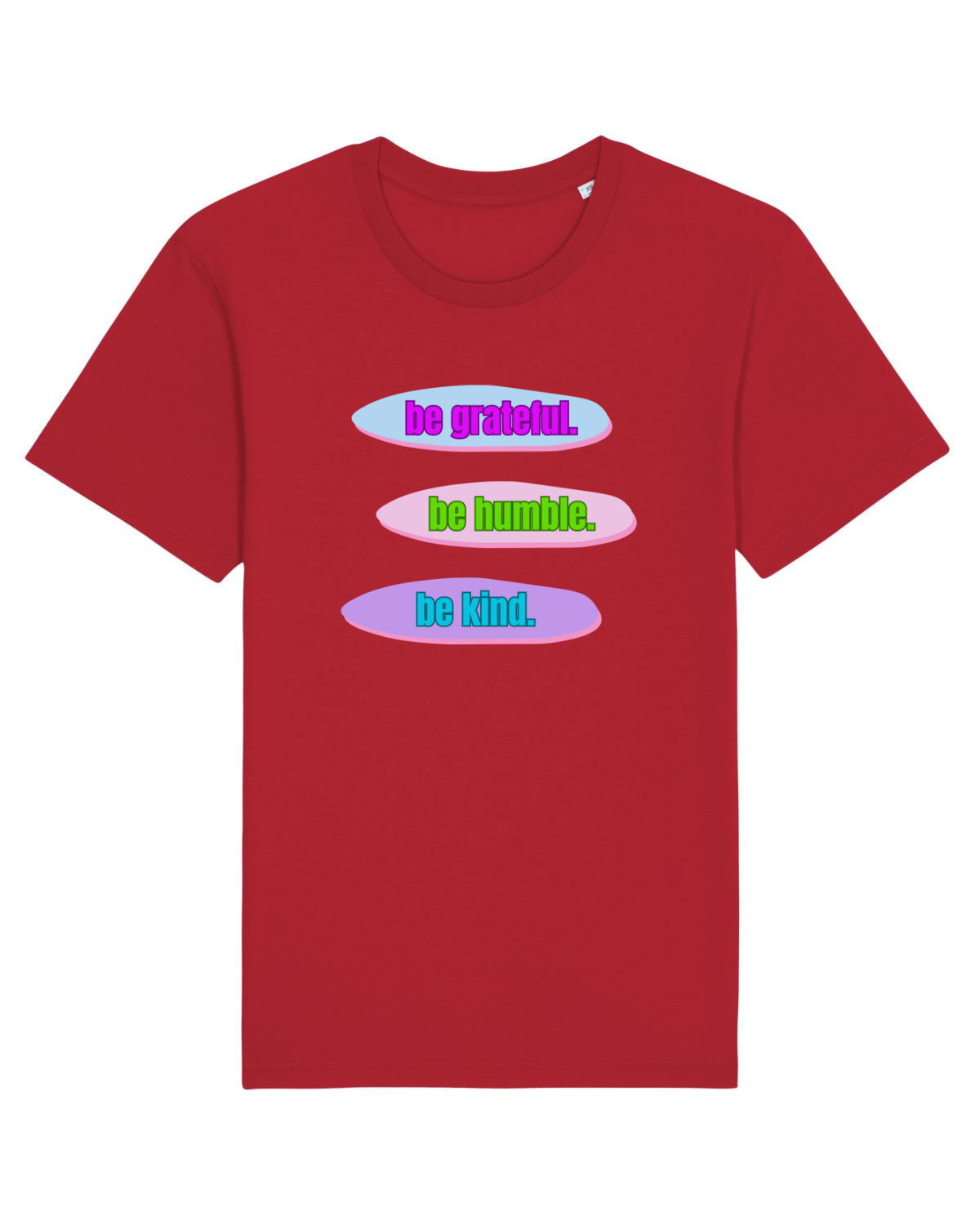 Tricou mânecă scurtă Unisex Rocker Red