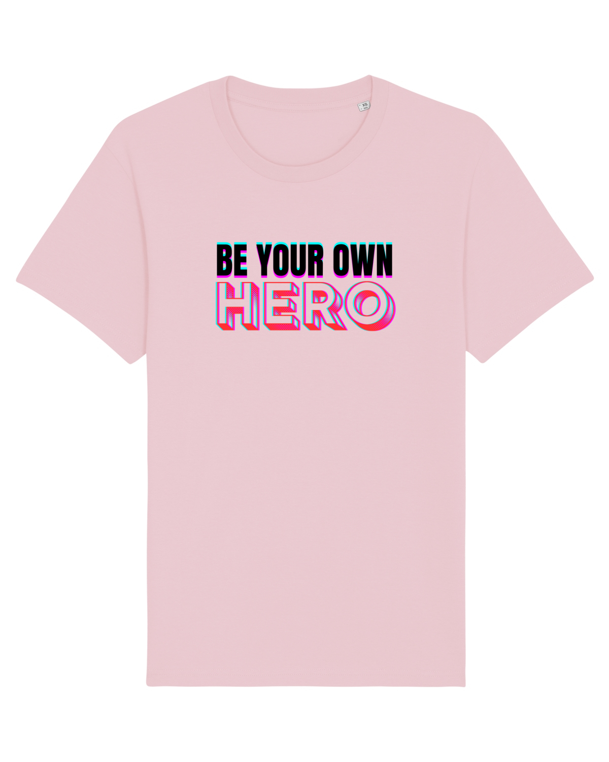 Tricou mânecă scurtă Unisex Rocker Cotton Pink