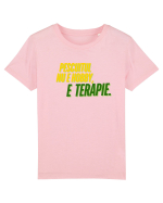 Pescuitul nu e hobby...e terapie  Tricou mânecă scurtă  Copii Mini Creator