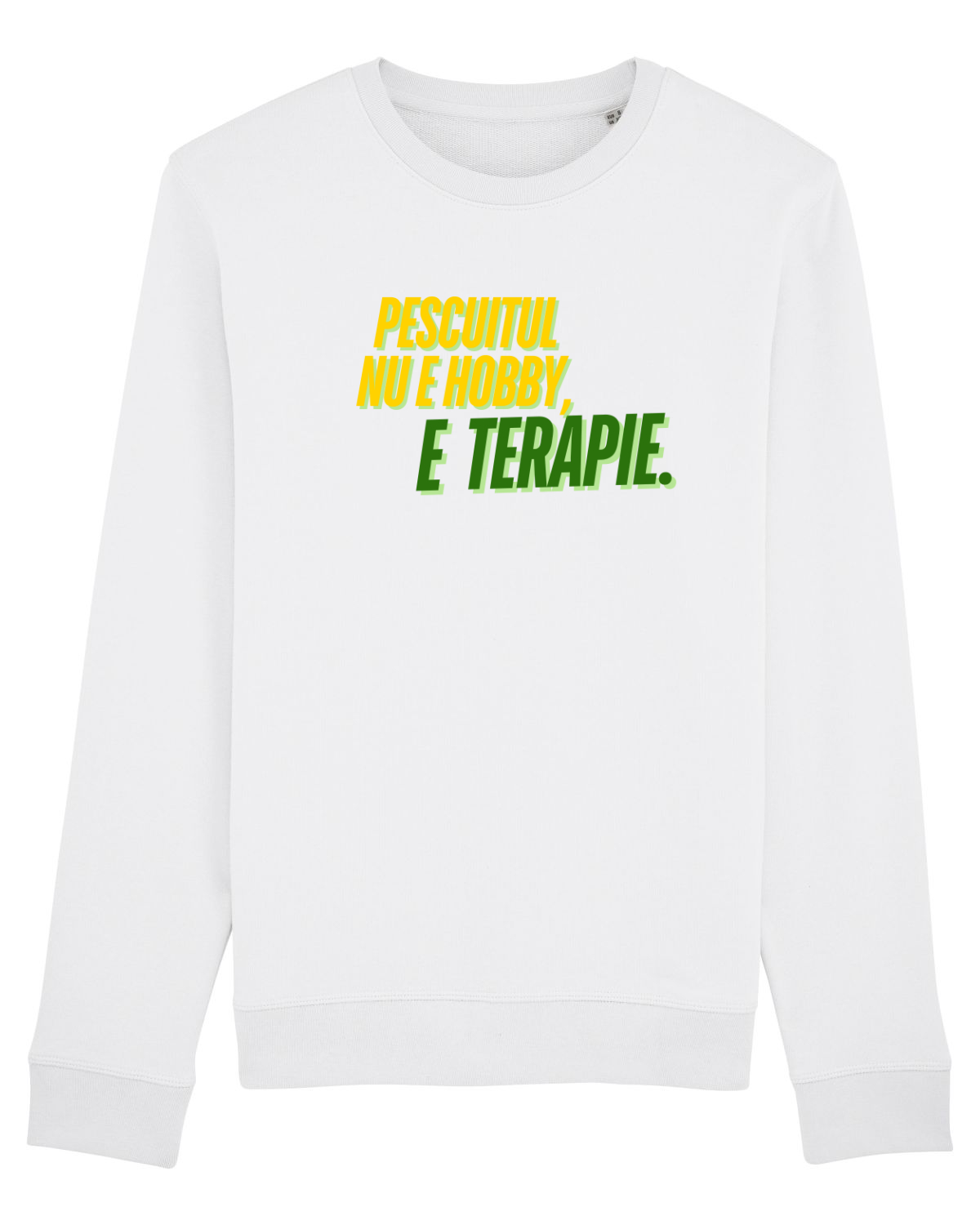 Bluză mânecă lungă Unisex Rise White