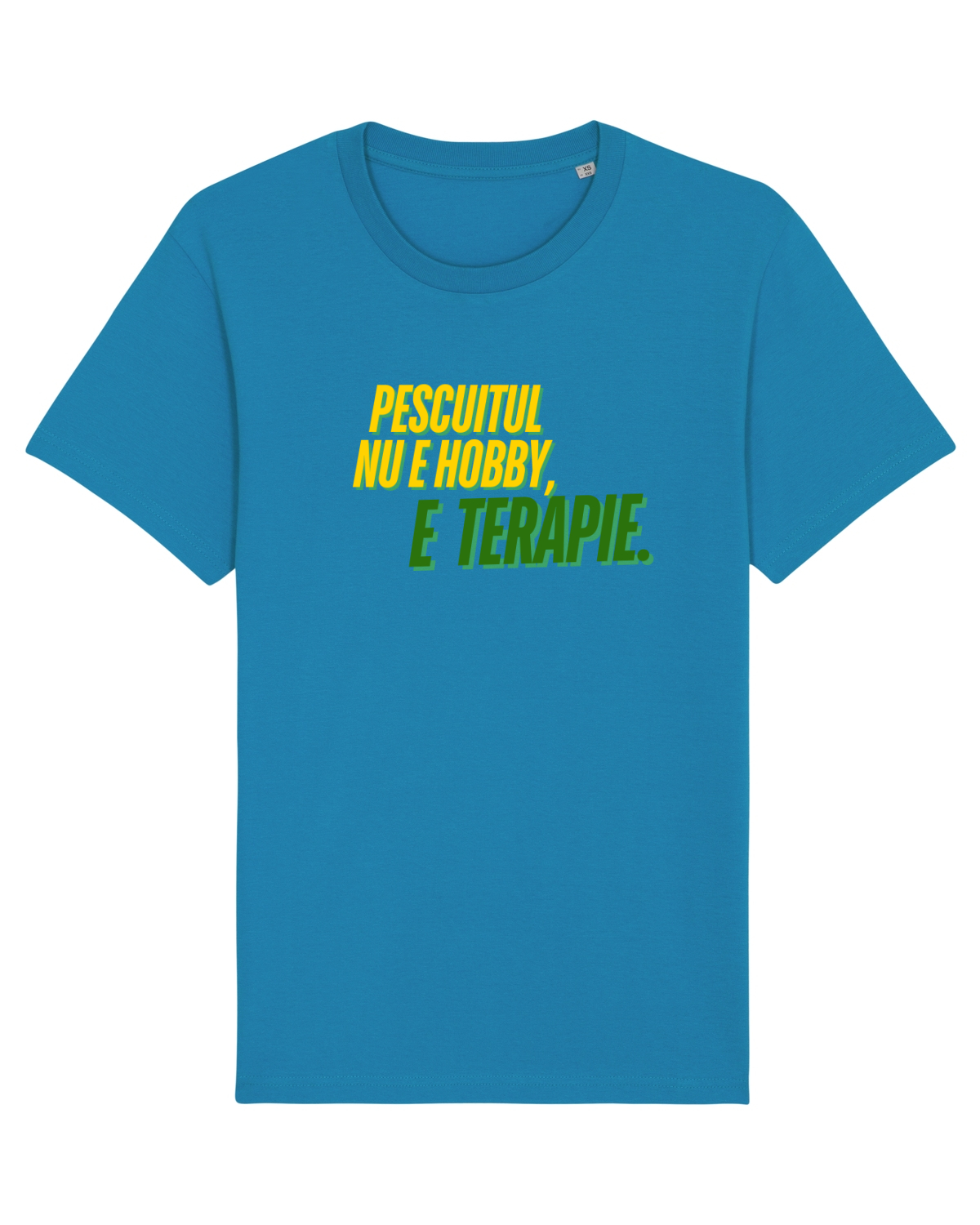 Tricou mânecă scurtă Unisex Rocker Azur