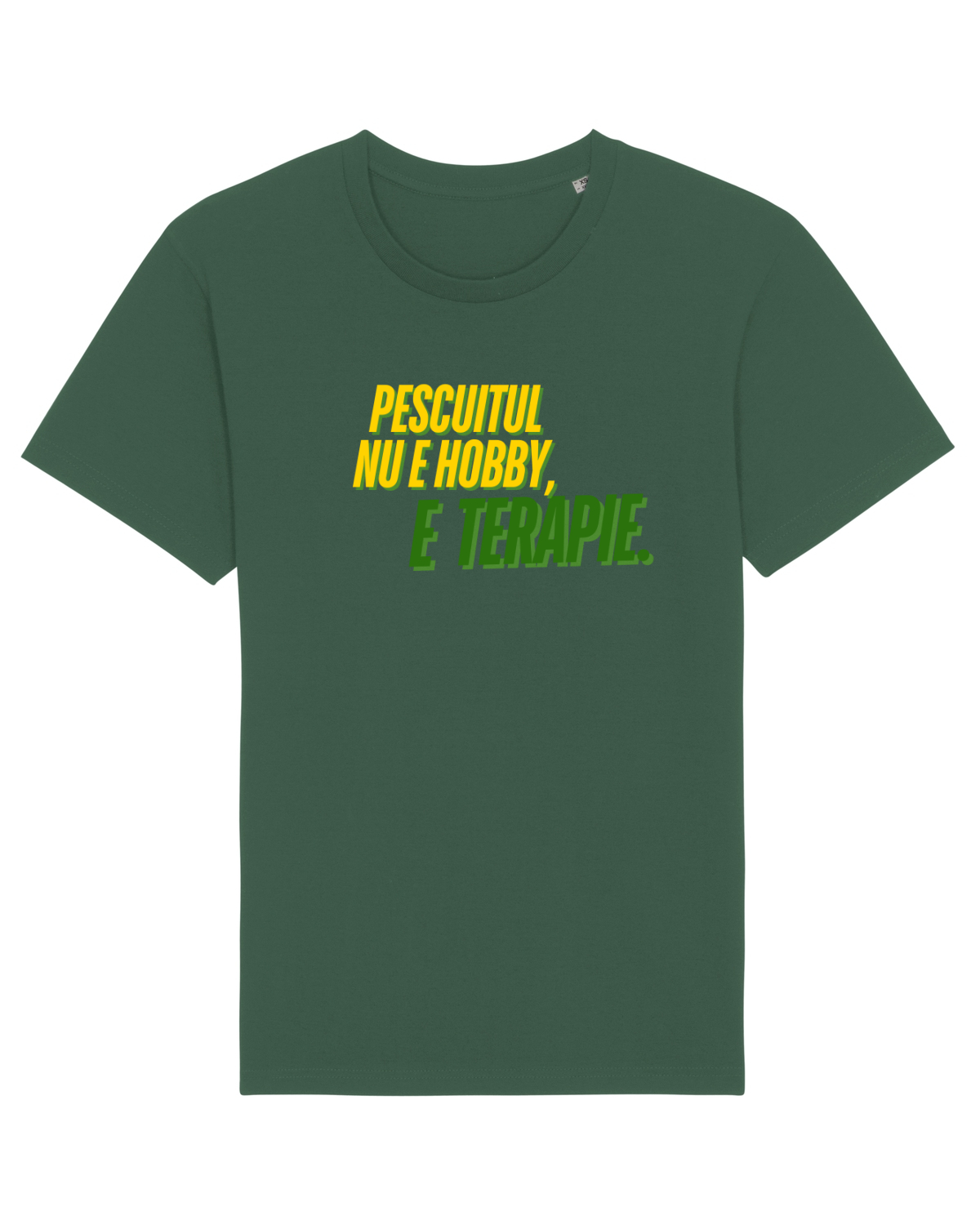 Tricou mânecă scurtă Unisex Rocker Bottle Green