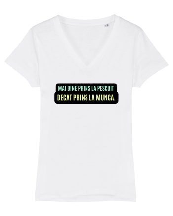 Mai bine prins la pescuit. Decât prins la munca  White