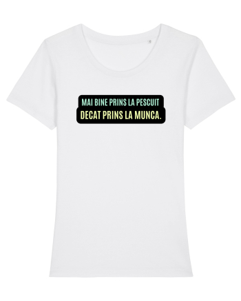 Mai bine prins la pescuit. Decât prins la munca  White