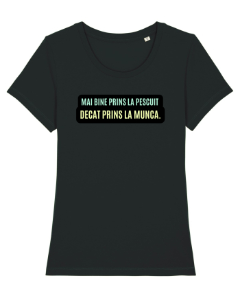 Mai bine prins la pescuit. Decât prins la munca  Black