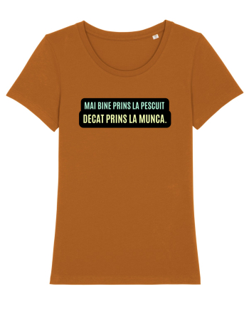 Mai bine prins la pescuit. Decât prins la munca  Roasted Orange