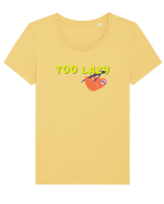 Too lazy Tricou mânecă scurtă guler larg fitted Damă Expresser